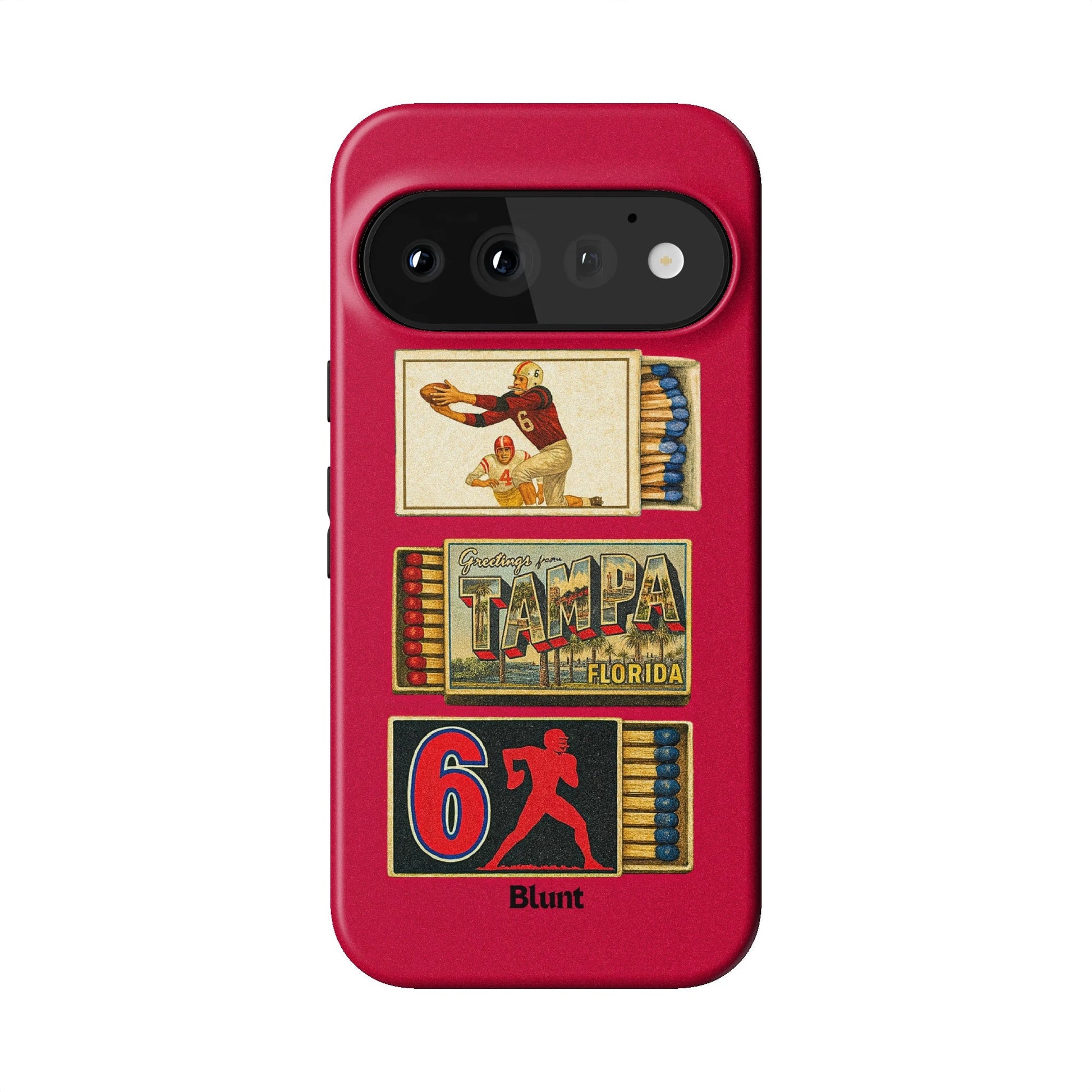 Tampa Football Pixel Case - Blunt Cases