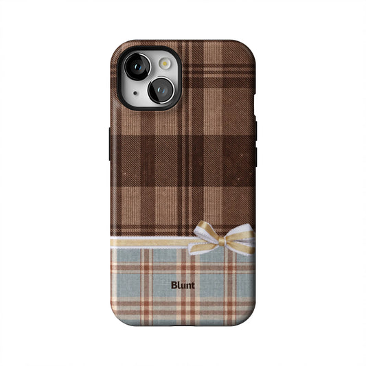 Mocha-Plaid-iphone-case-iPhone 13-1