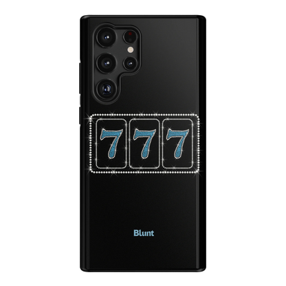 Blue Lucky 777 Samsung Case