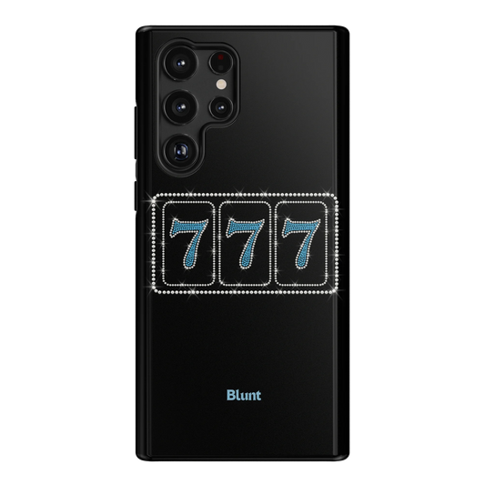 Blue Lucky 777 Samsung Case