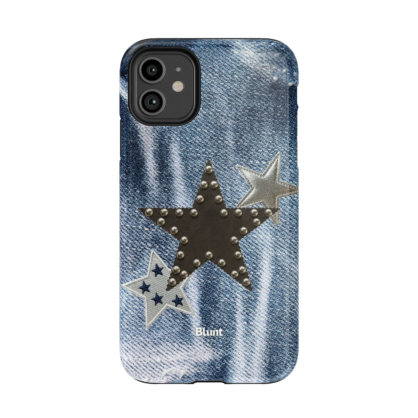 Denim Starstud iPhone Case