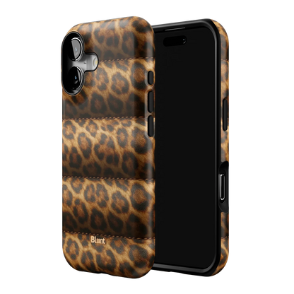 Cheetah Puffer iPhone Case