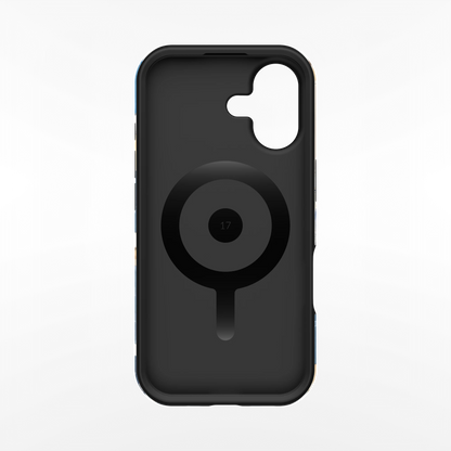 Teal flame iPhone Case