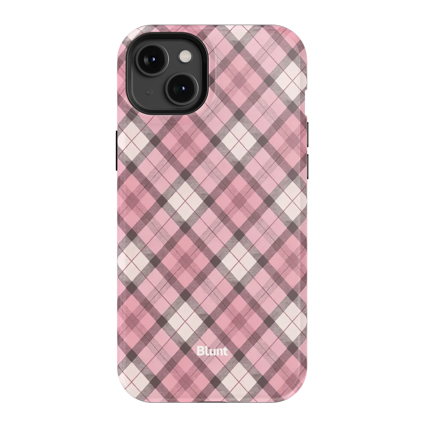 Pink Plaid iPhone Case