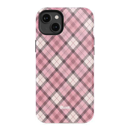 Pink Plaid iPhone Case
