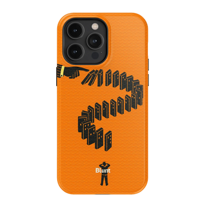 Domino Run iPhone Case