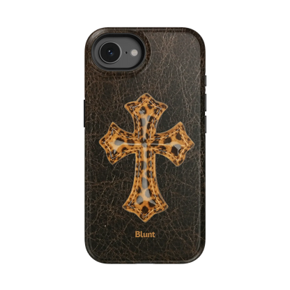 Golden Celine iPhone Case