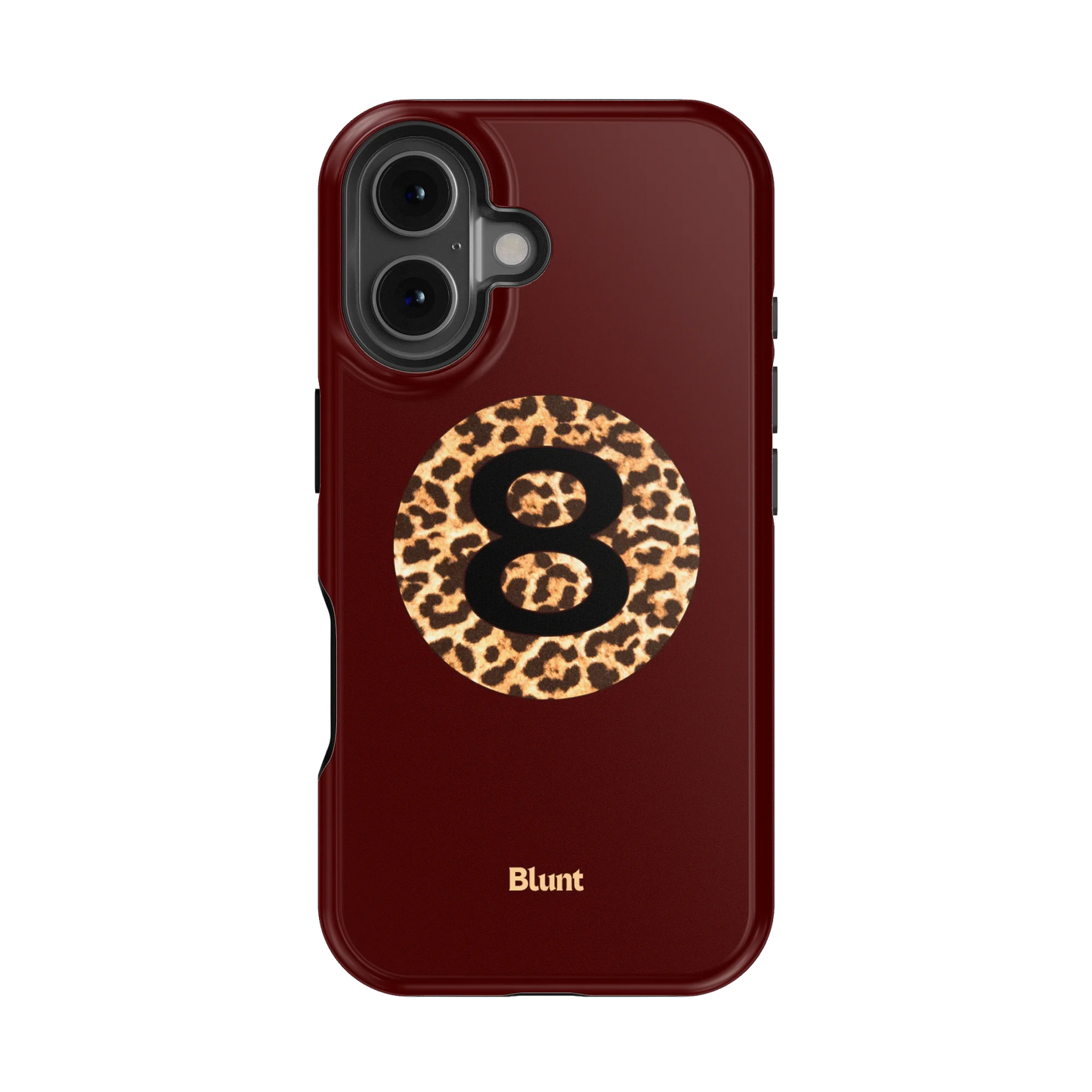 Burgundy Magic 8 iPhone Case