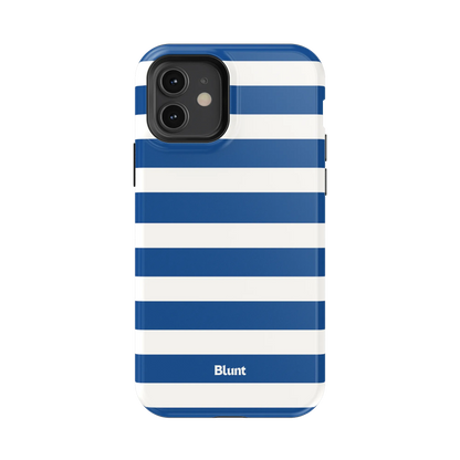 Navy Stripe iPhone Case