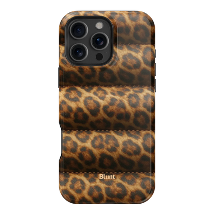 Cheetah Puffer iPhone Case