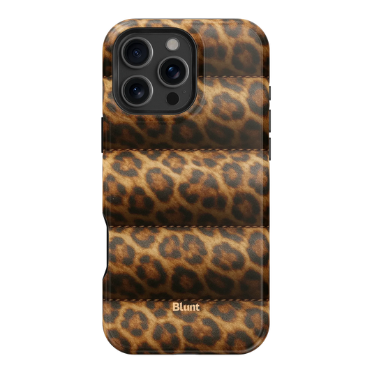 Cheetah Puffer iPhone Case