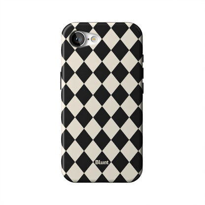 Argyle-Noir-iphone-case-iPhone 17 E-1