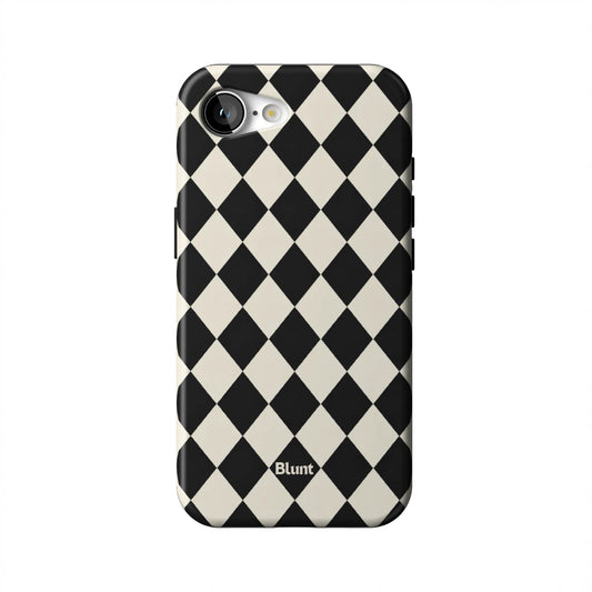 Argyle-Noir-iphone-case-iPhone 17 E-1