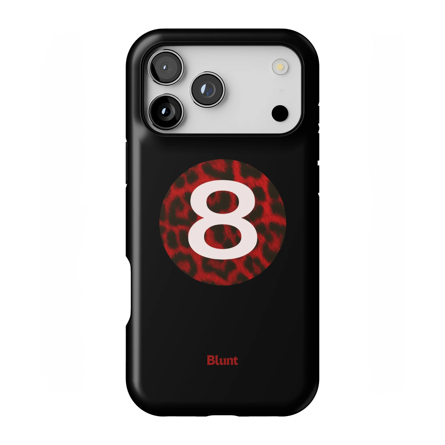 Red Cheetah Magic 8 iPhone Case