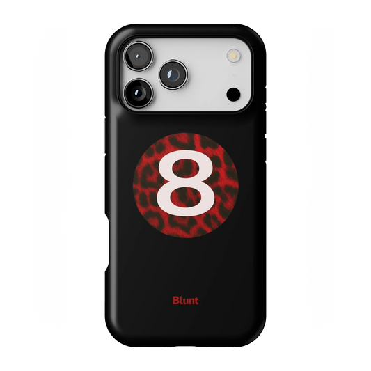 Red Cheetah Magic 8 iPhone Case