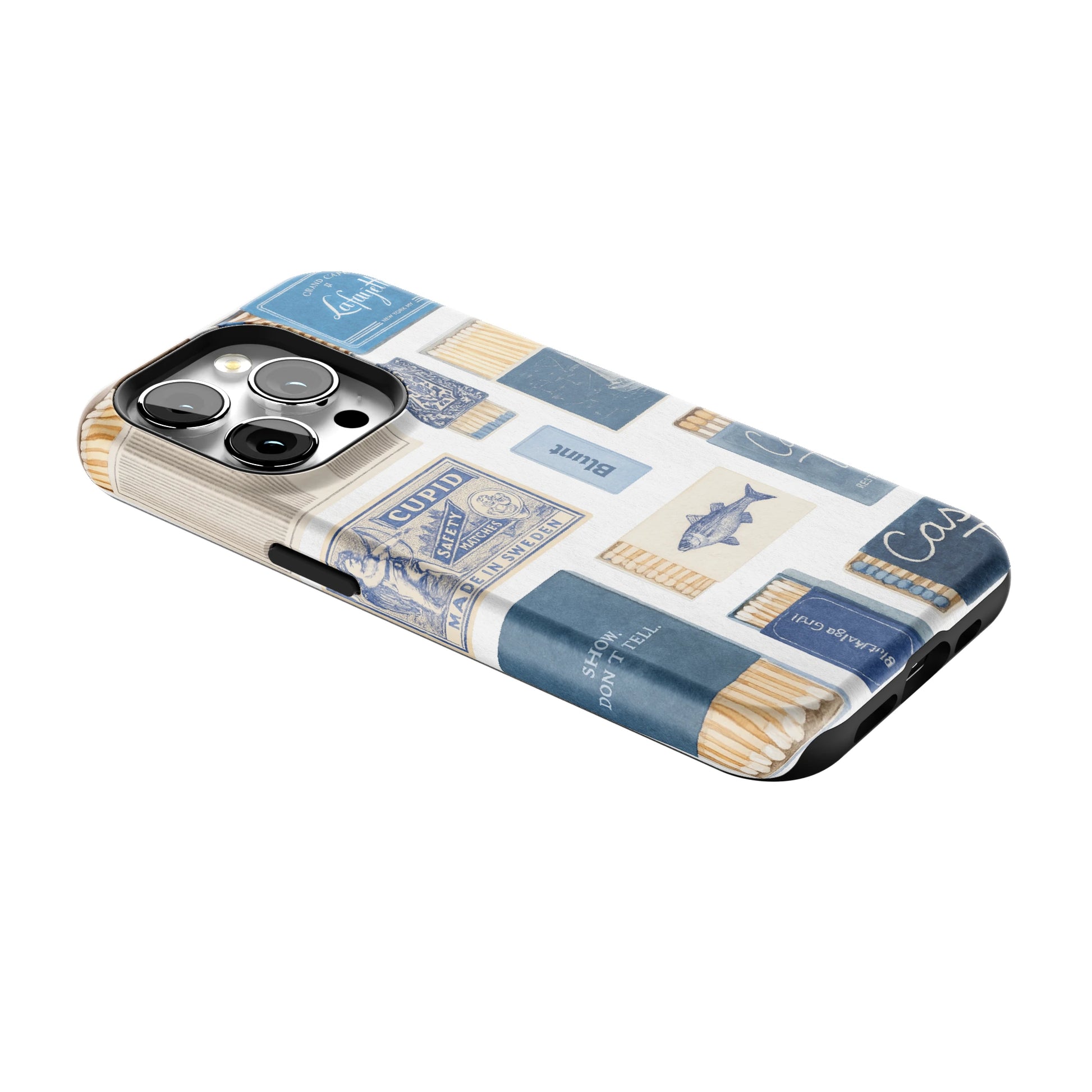 Teal flame iPhone Case gallery - Iphone_15_Pro_2
