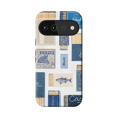 Teal flame Pixel Case - Blunt Cases