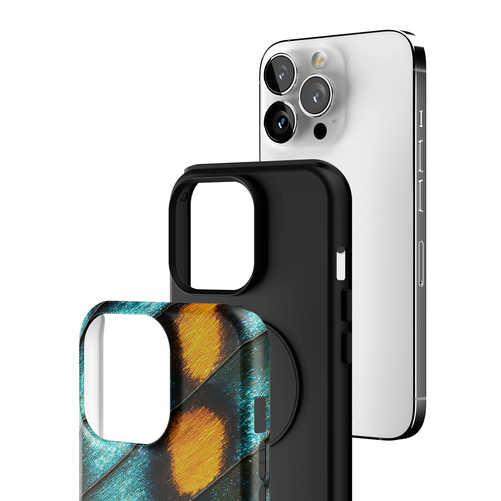 Teal Flicker iPhone Case gallery - Iphone_13_Pro_3