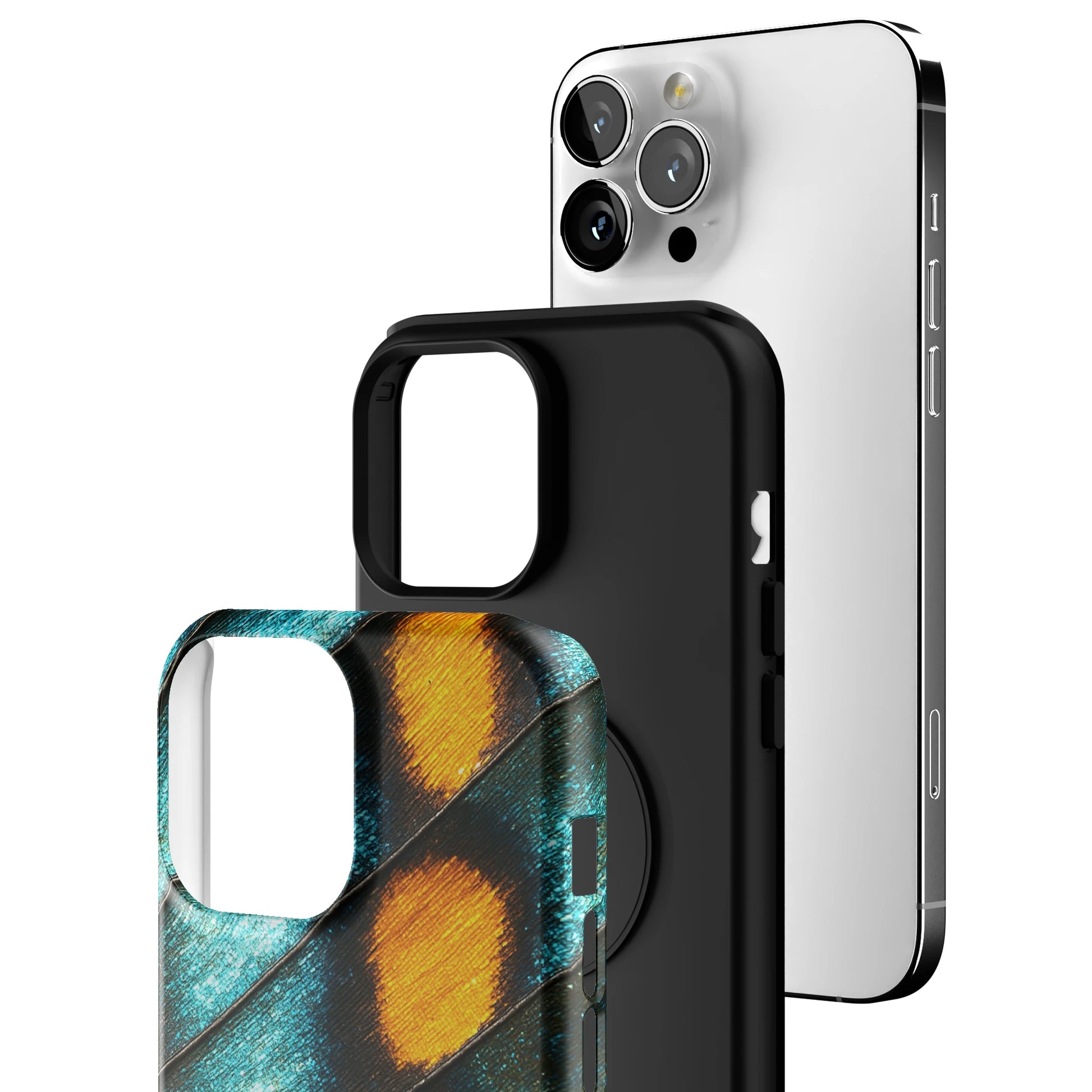 Teal Flicker iPhone Case gallery - Iphone_13_Pro_Max_3