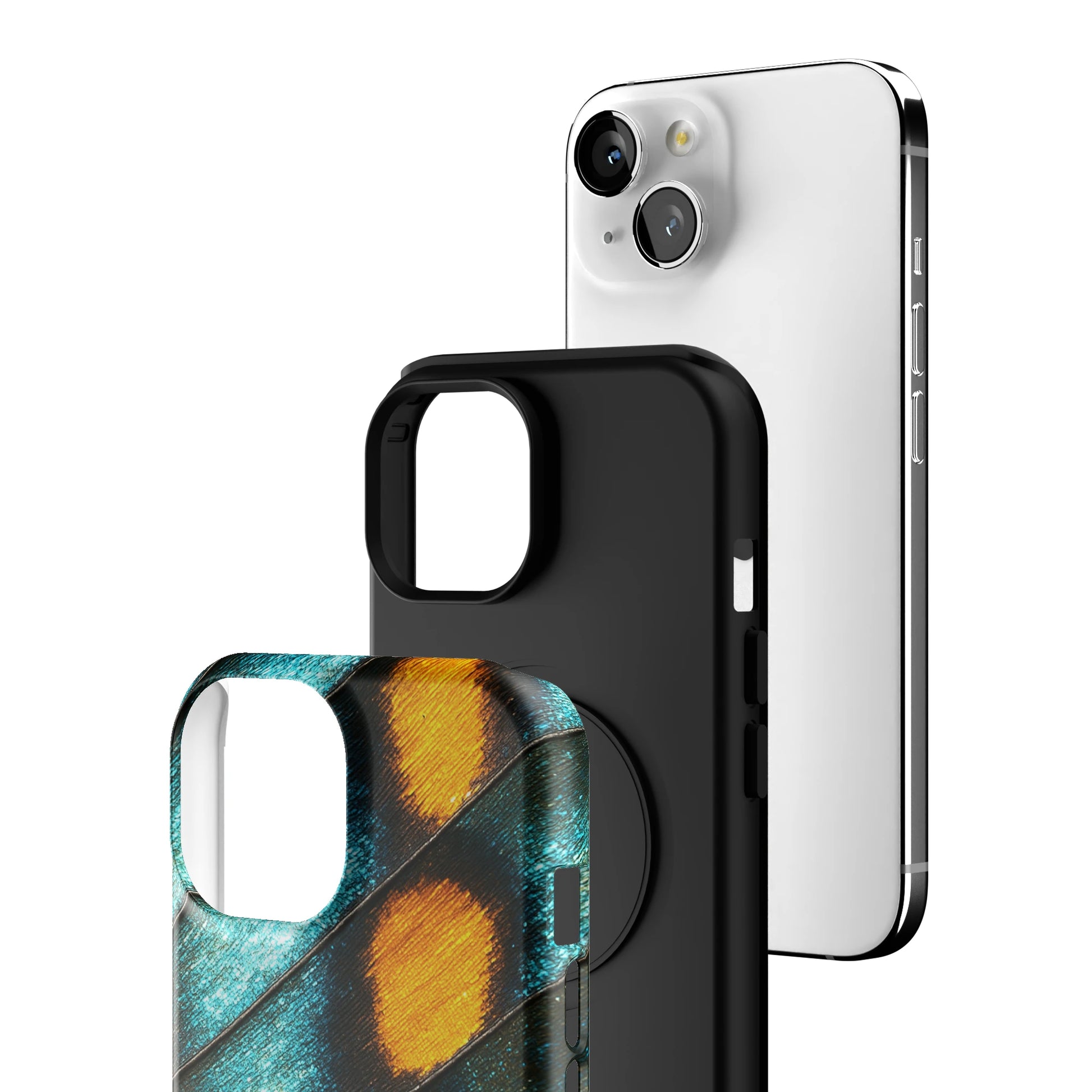 Teal Flicker iPhone Case gallery - Iphone_15_Iphone_3