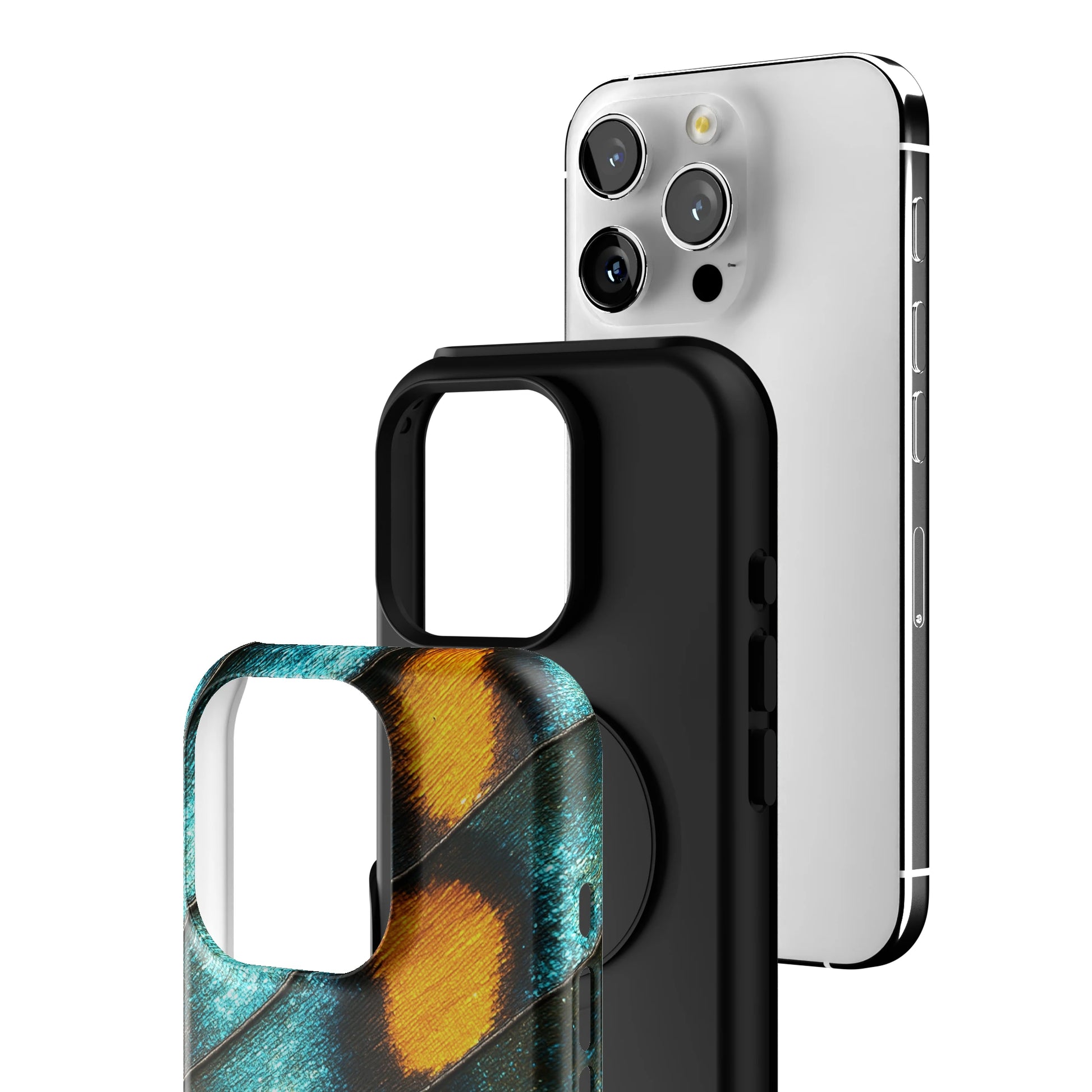 Teal Flicker iPhone Case gallery - Iphone_16_Pro_3