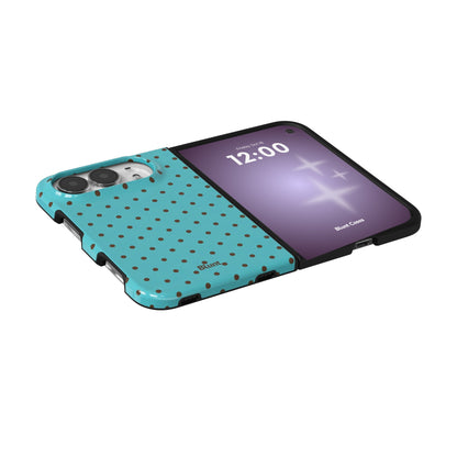 teal-polka-iphone-case iPhone 18 Duo case, view 5