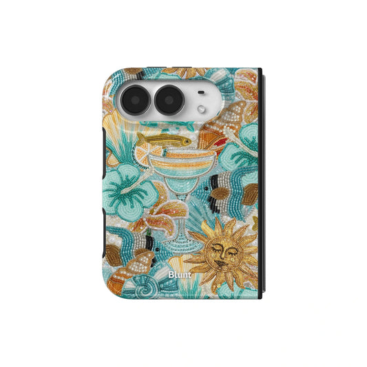 teal-tropics-iphone-case iPhone 18 Duo case, view 2