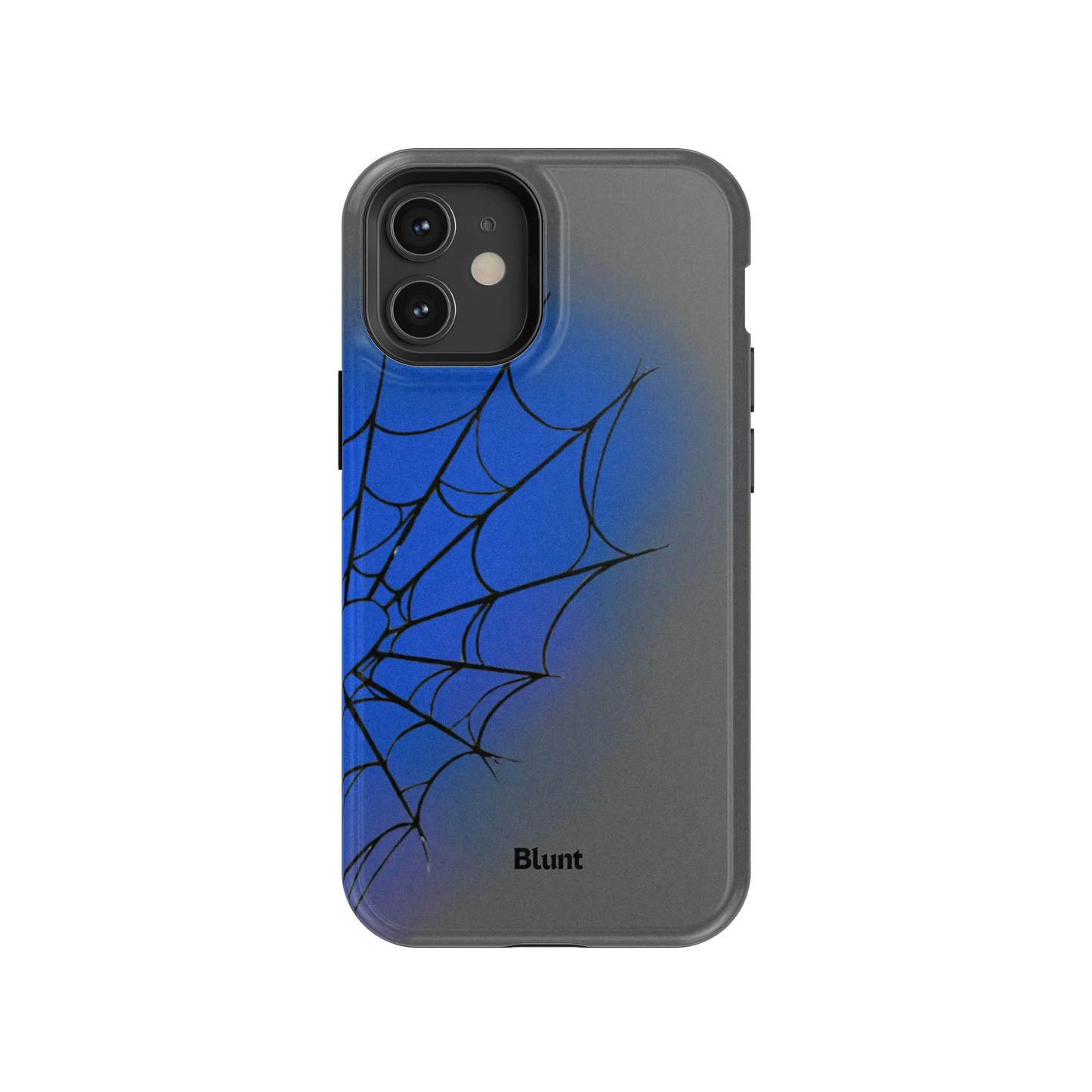 Grey Blue Web iPhone Case