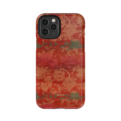 Crimson Tapestry iPhone Case