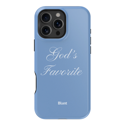 Gods Favorite Blue iPhone Case