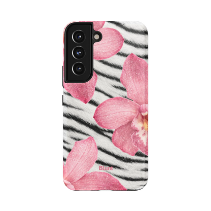 Striped Blossom Samsung Case