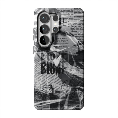 Black Love Letter Samsung Case