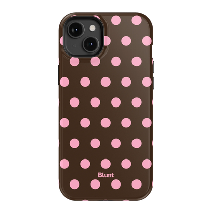 Chocolate Polka iPhone Case