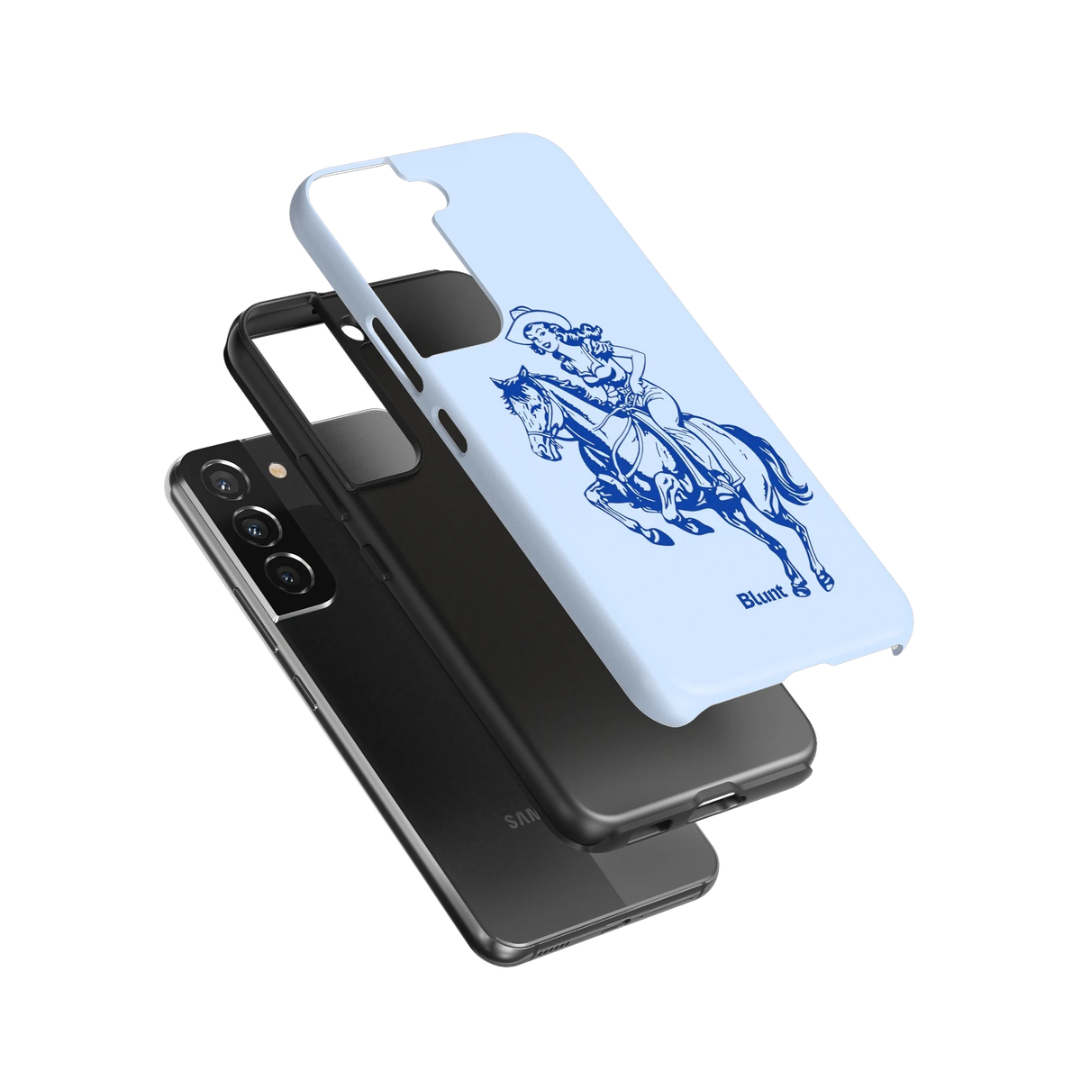 Blue-Lasso-Lady-samsung-case-S22-3