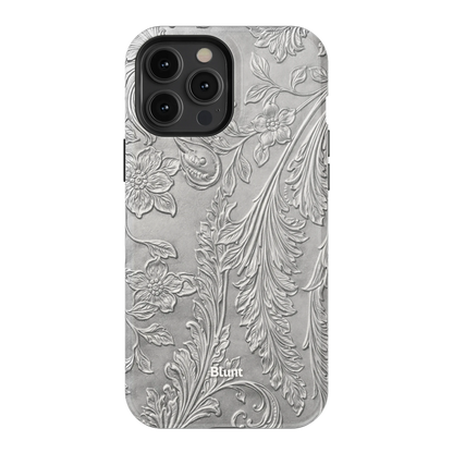 Tooled Silver iPhone Case
