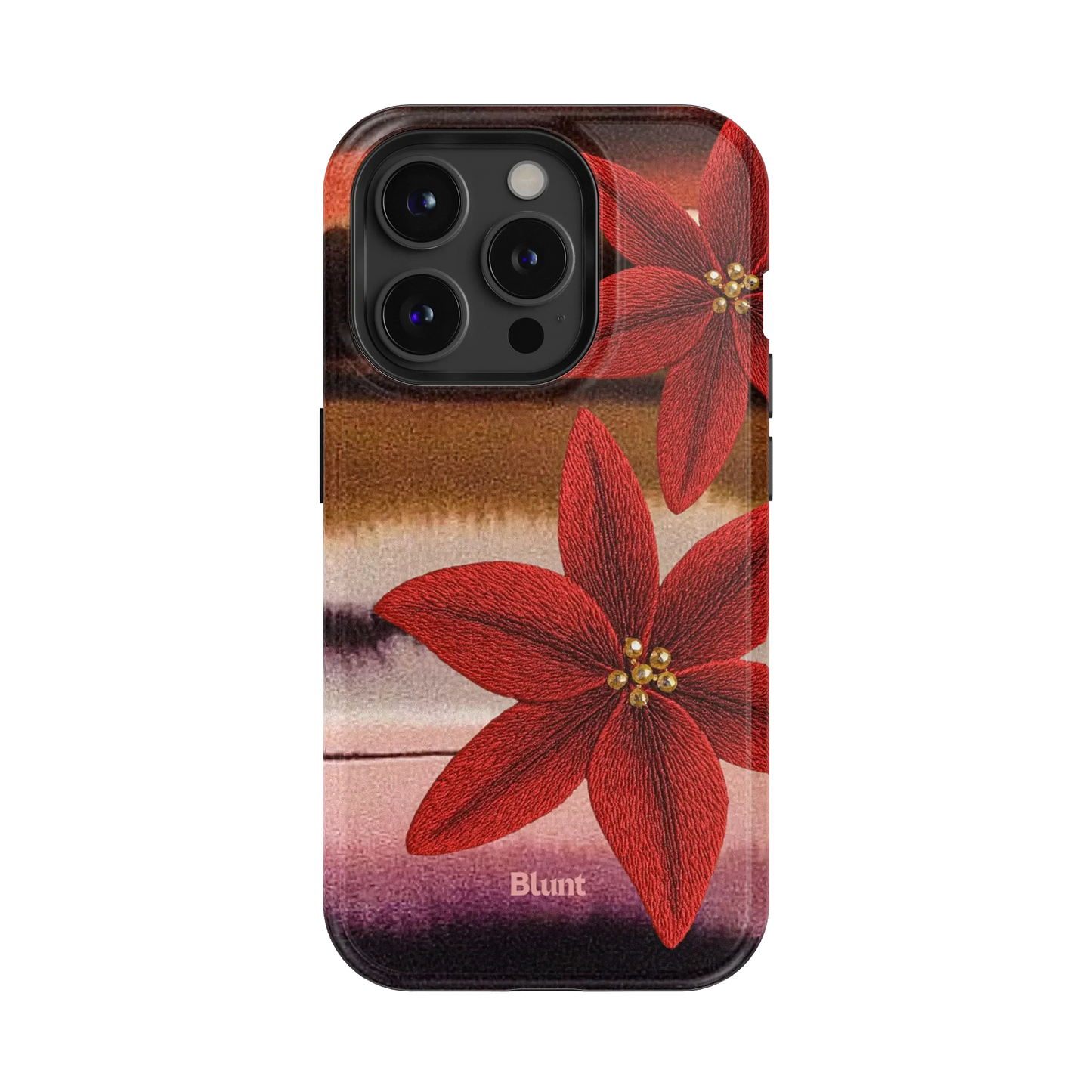 Crimson Bloom iPhone Case
