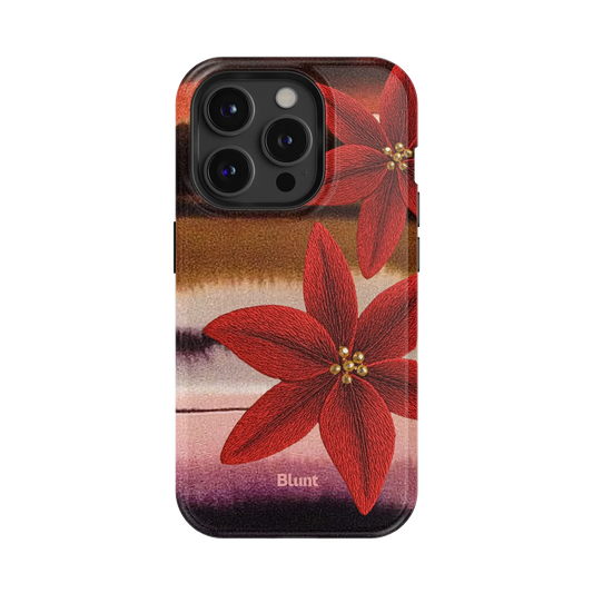 Crimson Bloom iPhone Case