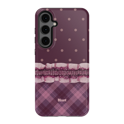 Lilac-Lattice-samsung-case-S24 Plus-1