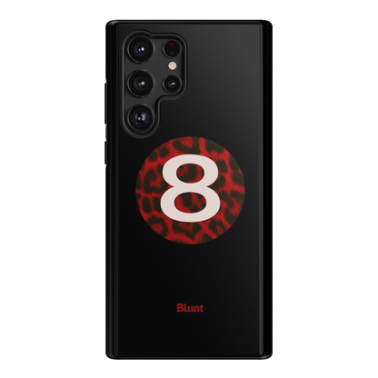 Red Cheetah Magic 8 Samsung Case