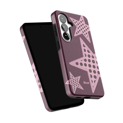Plum-Polka-Star-samsung-case-Galaxy S26-5