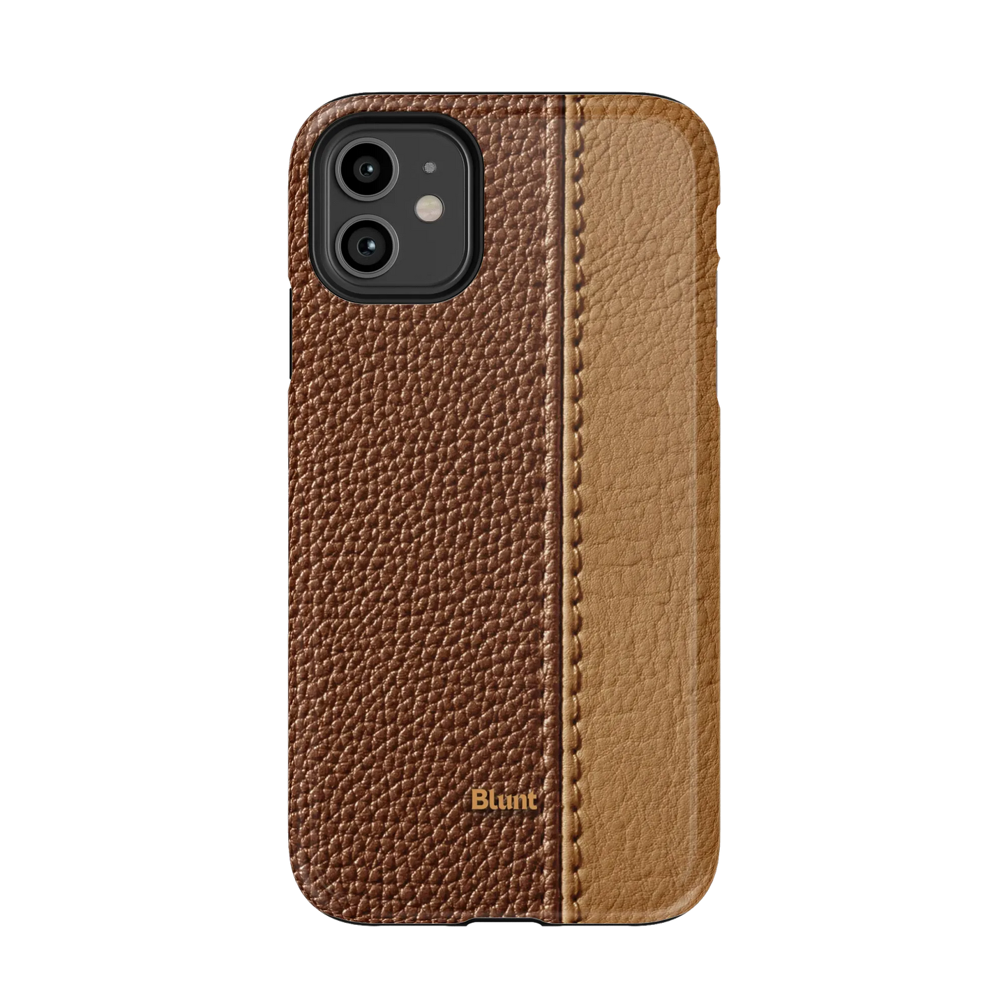 Two-Tone Walnut iPhone Case