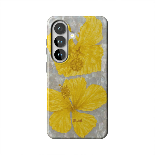 Yellow-Coconut-Bloom-samsung-case-Galaxy S26-1