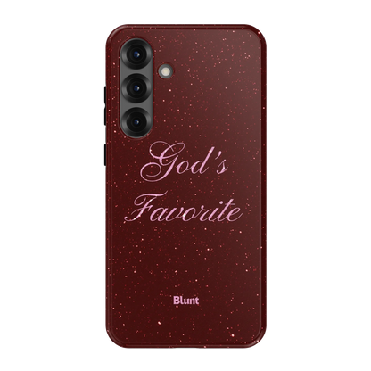 Gods Favorite Burgundy Samsung Case