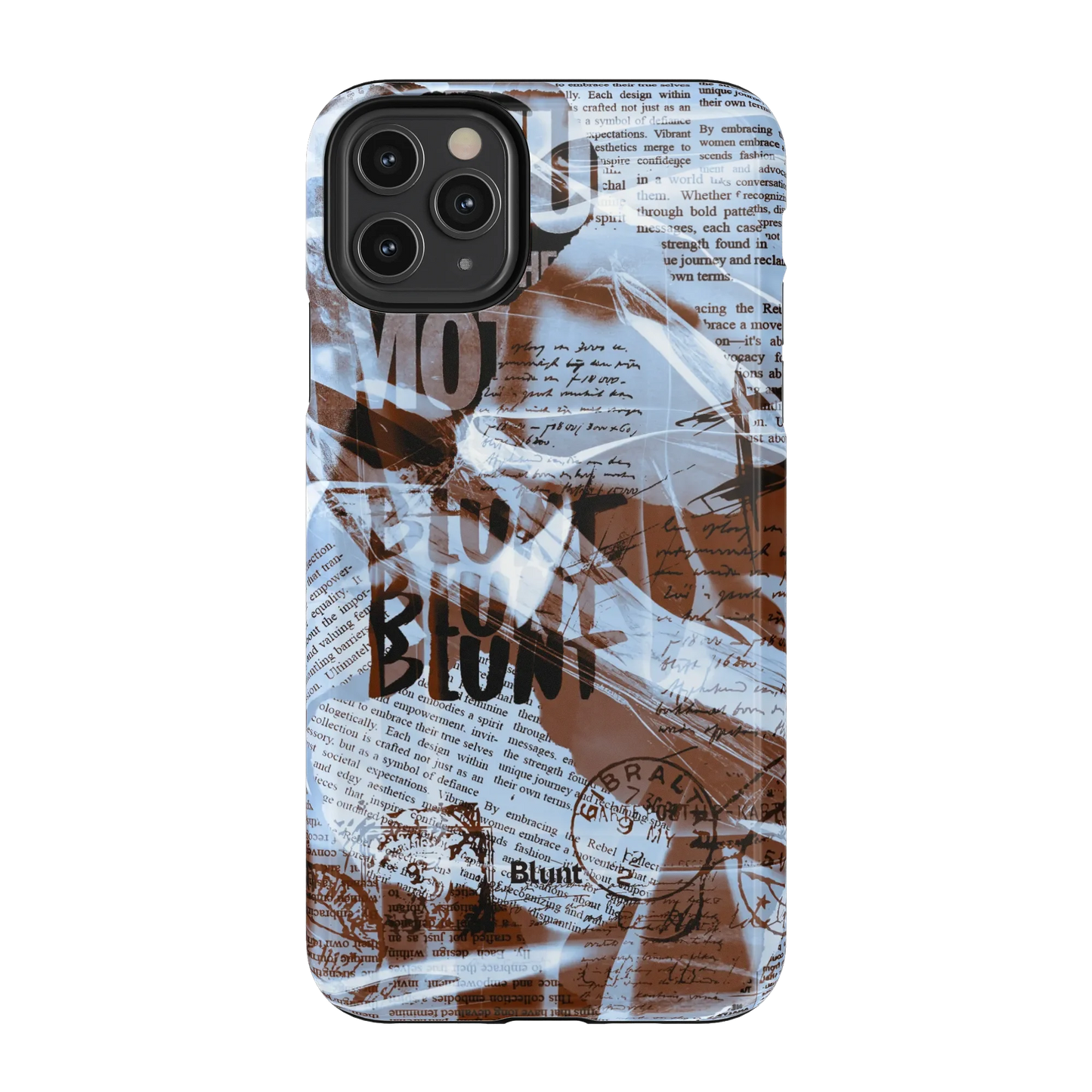 Blue Love Letter iPhone Case