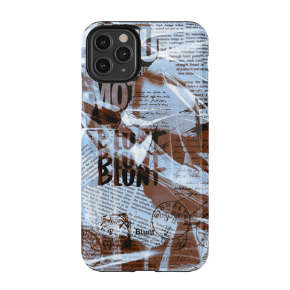 Blue Love Letter iPhone Case