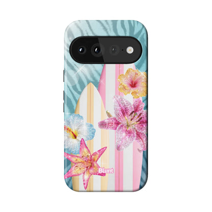 Tidal Teal Pixel Case - Blunt Cases