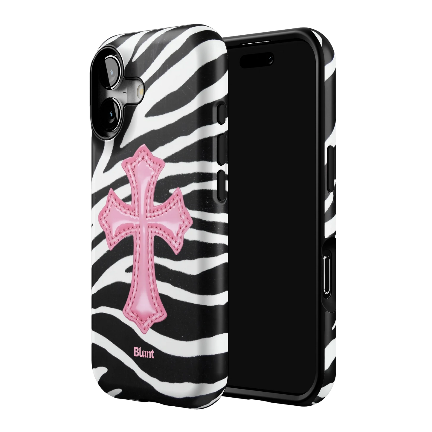 Zebra Halo iPhone Case