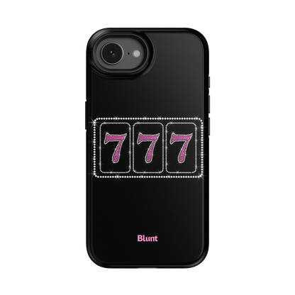 Pink Lucky 777 iPhone Case