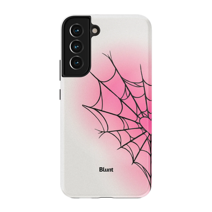 White Pink Web Samsung Case