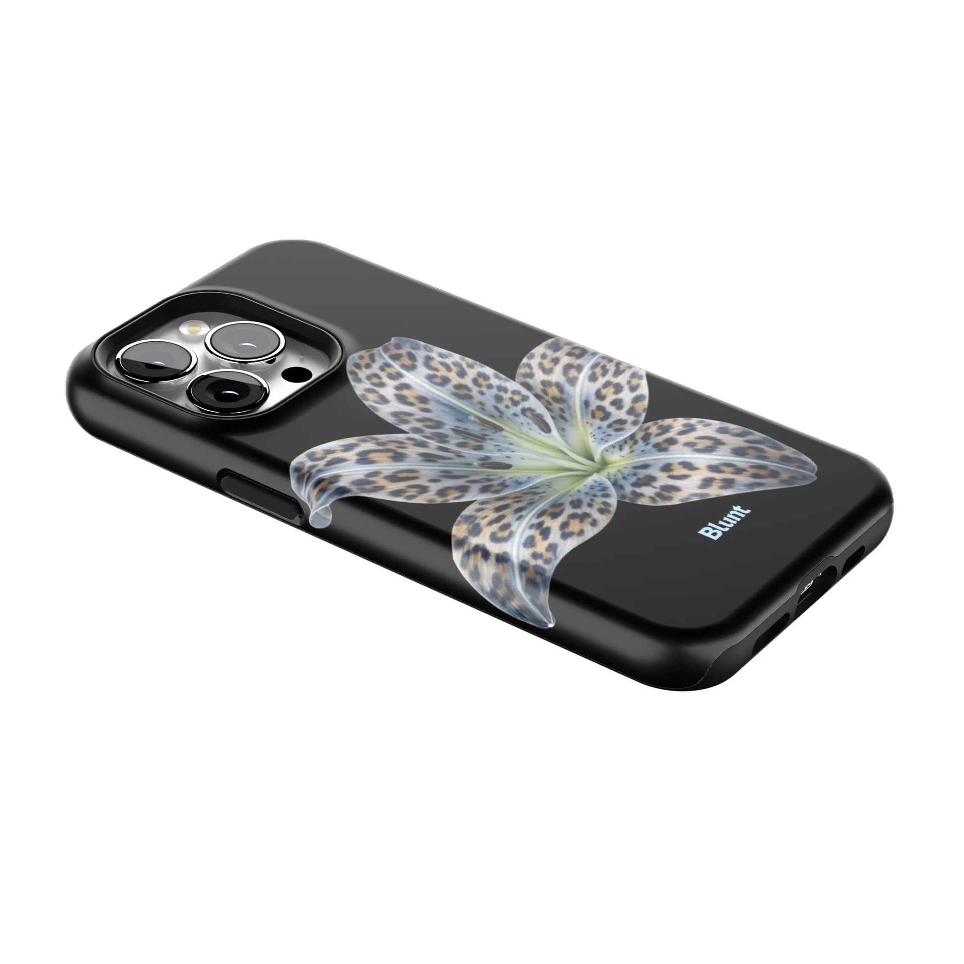 Blue-Leopard-Bloom-iphone-case-iPhone 13 Pro-2